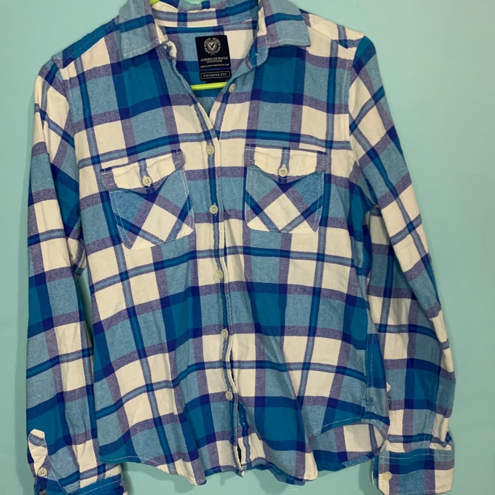 Blue flannel